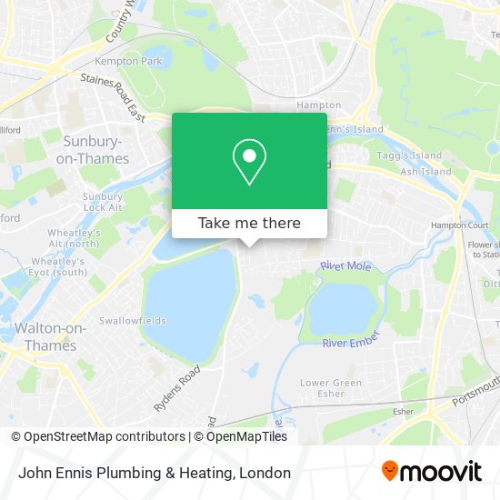 John Ennis Plumbing & Heating map
