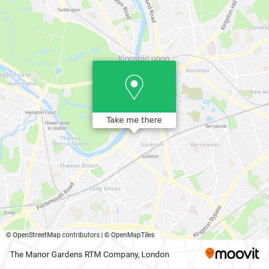 The Manor Gardens RTM Company map
