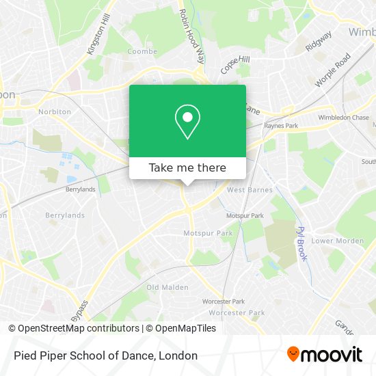 Pied Piper School of Dance map