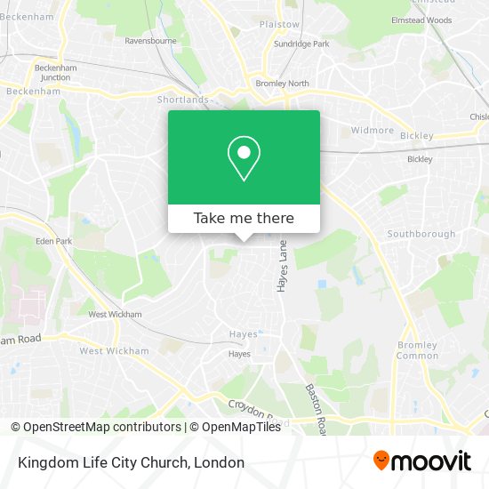 Kingdom Life City Church map