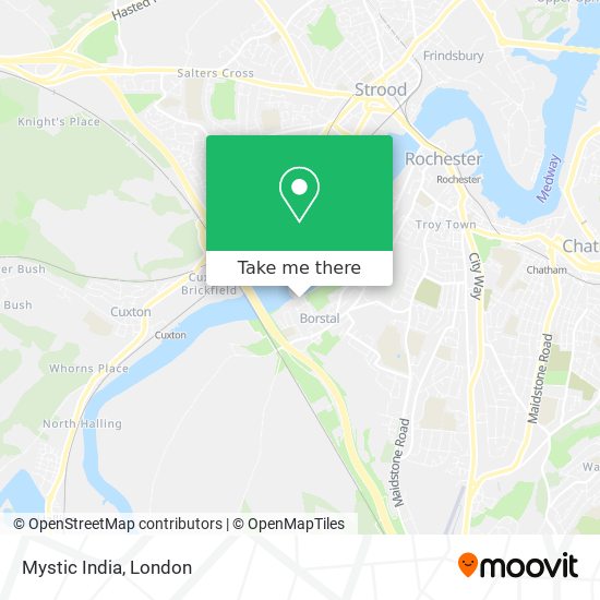 Mystic India map