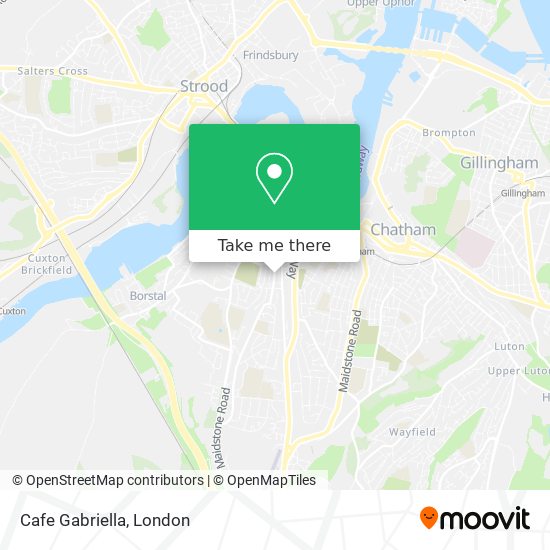 Cafe Gabriella map