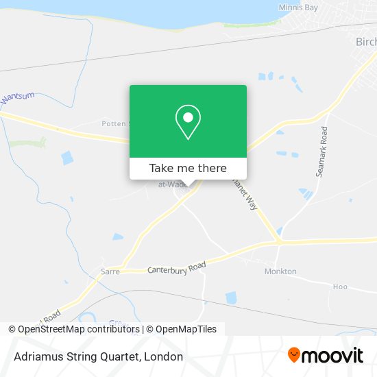 Adriamus String Quartet map
