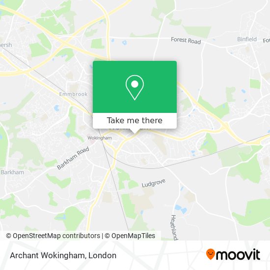 Archant Wokingham map