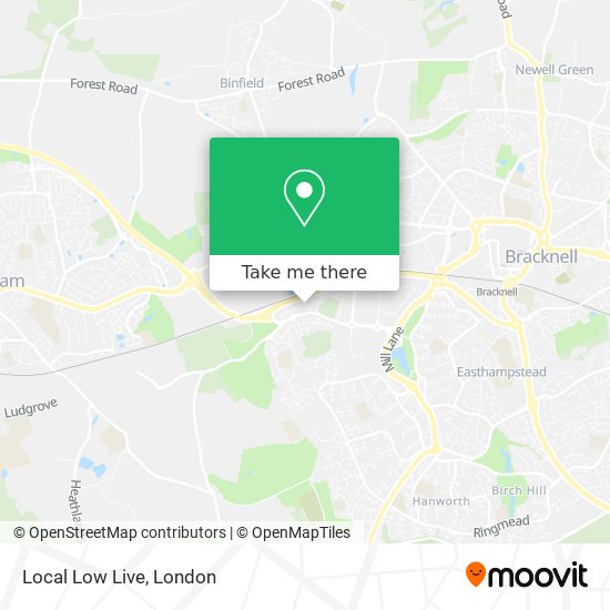 Local Low Live map