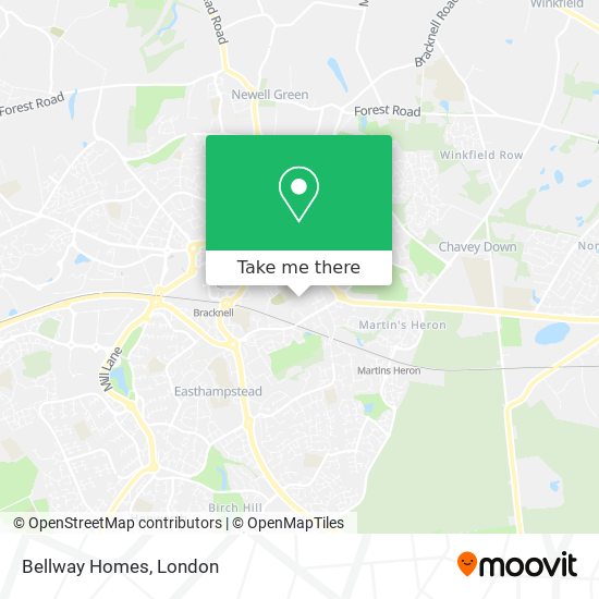 Bellway Homes map