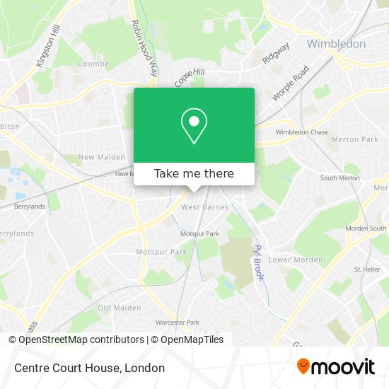 Centre Court House map