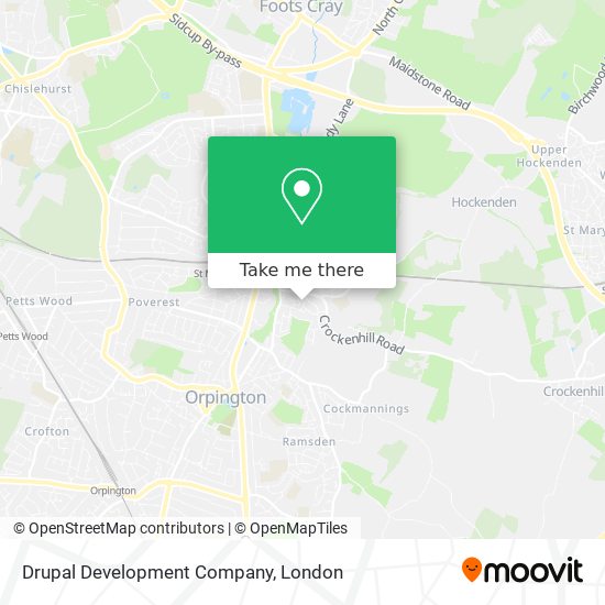 Drupal Development Company map
