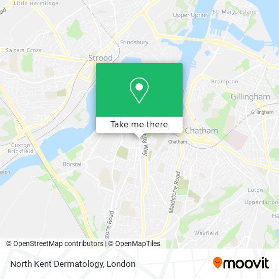 North Kent Dermatology map