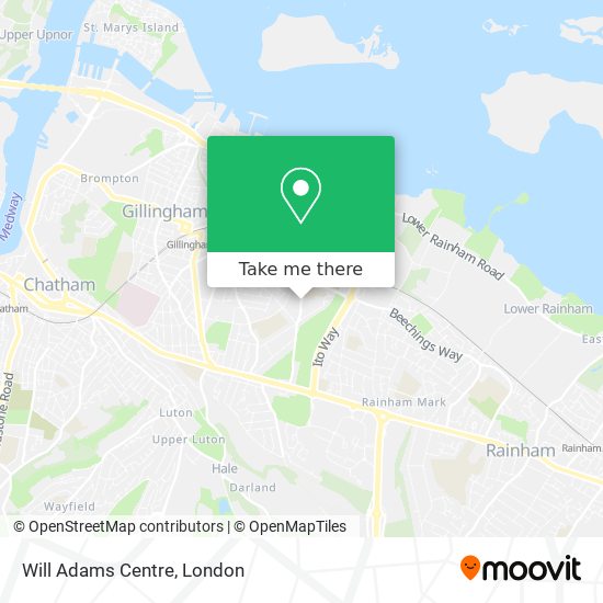 Will Adams Centre map