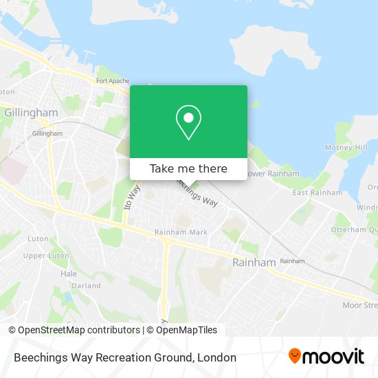 Beechings Way Recreation Ground map