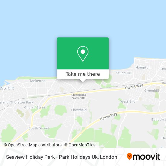 Seaview Holiday Park - Park Holidays Uk map