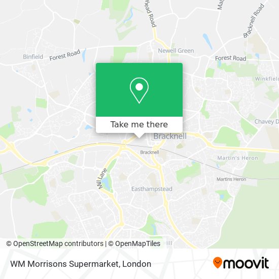 WM Morrisons Supermarket map