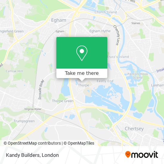 Kandy Builders map