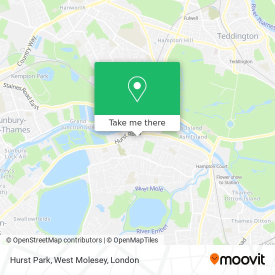 Hurst Park, West Molesey map