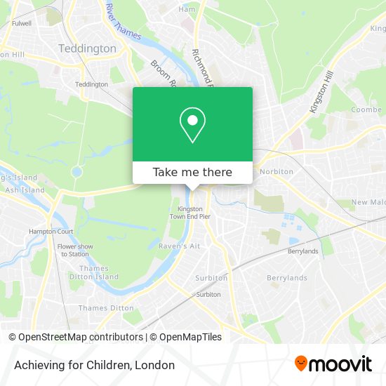Achieving for Children map