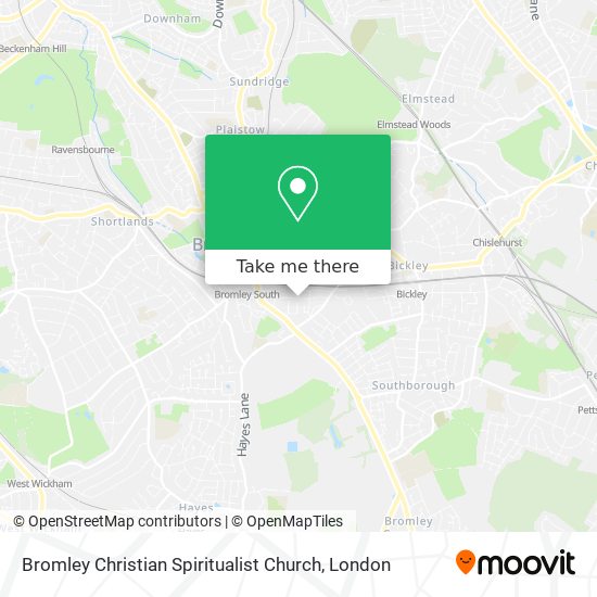 Bromley Christian Spiritualist Church map