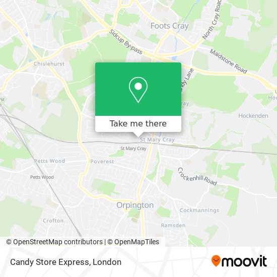 Candy Store Express map