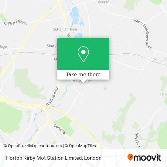Horton Kirby Mot Station Limited map