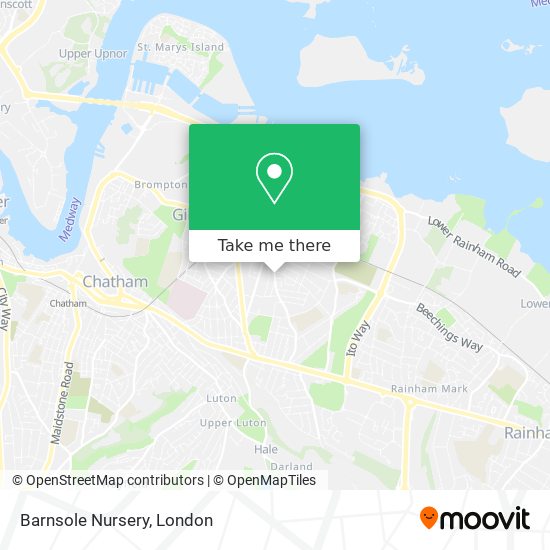 Barnsole Nursery map