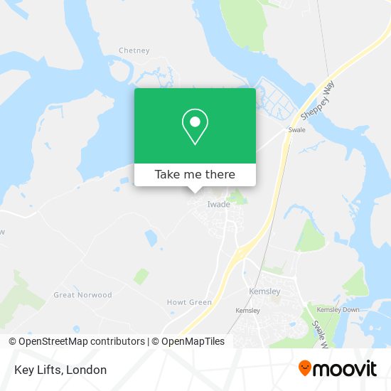 Key Lifts map