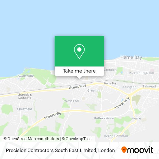 Precision Contractors South East Limited map