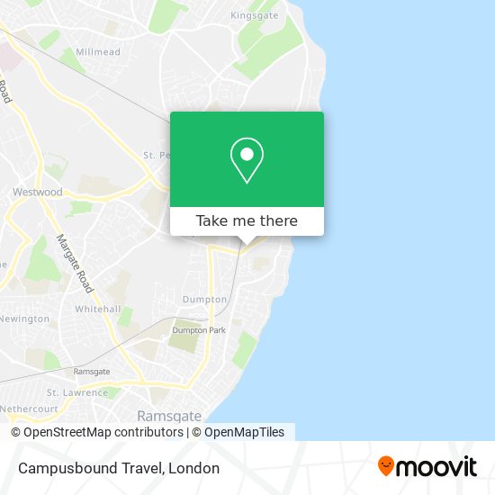 Campusbound Travel map
