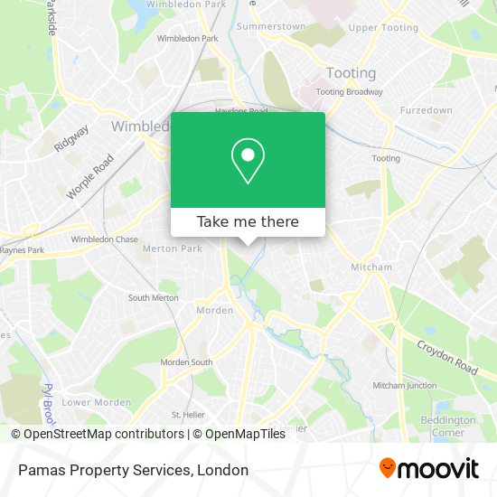Pamas Property Services map