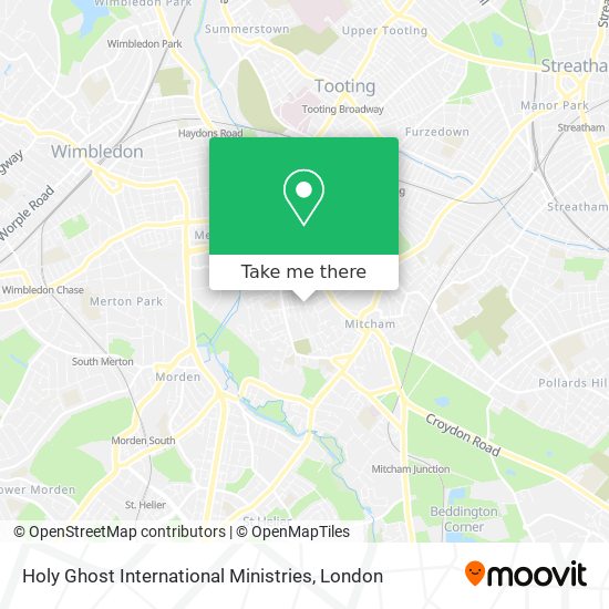Holy Ghost International Ministries map
