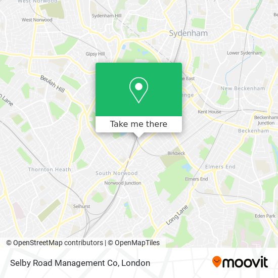 Selby Road Management Co map