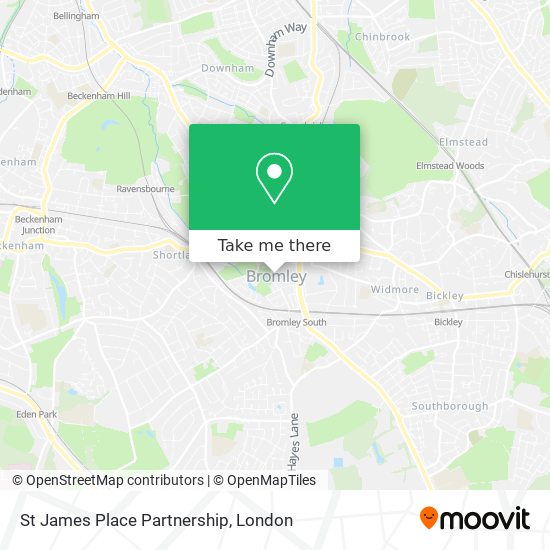 St James Place Partnership map