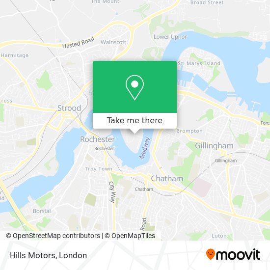 Hills Motors map