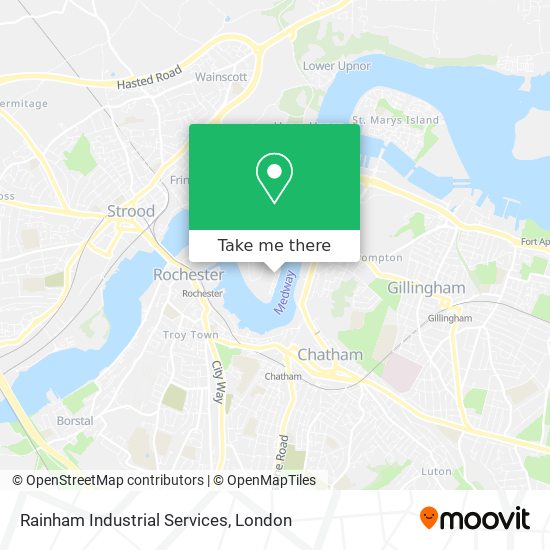 Rainham Industrial Services map