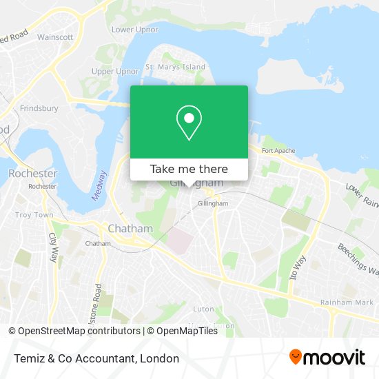 Temiz & Co Accountant map