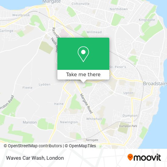 Waves Car Wash map