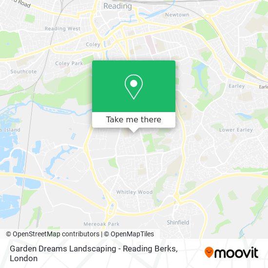 Garden Dreams Landscaping - Reading Berks map