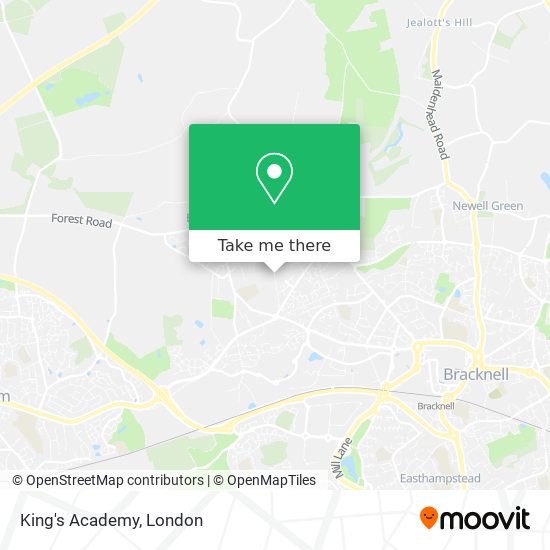 King's Academy map