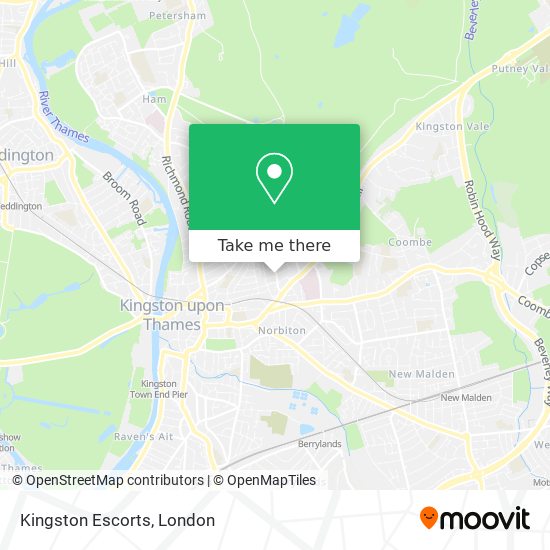 Kingston Escorts map
