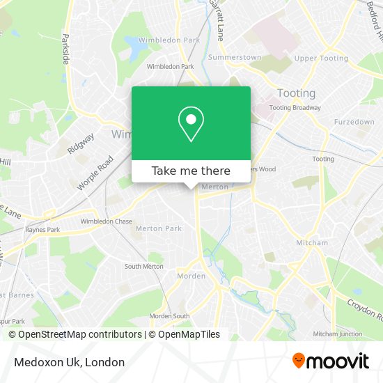 Medoxon Uk map