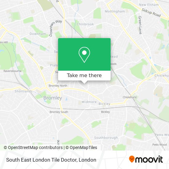 South East London Tile Doctor map