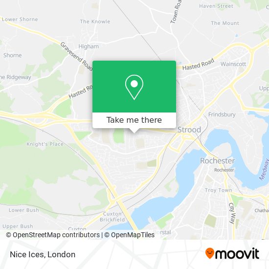 Nice Ices map