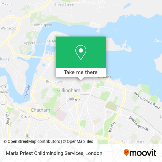 Maria Priest Childminding Services map