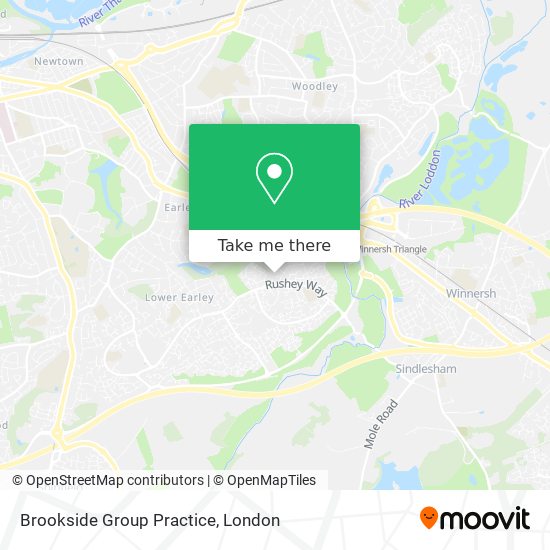 Brookside Group Practice map