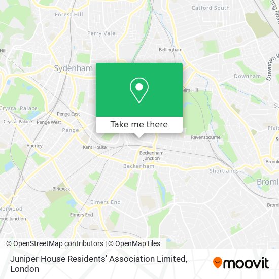 Juniper House Residents' Association Limited map