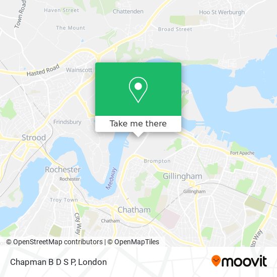 Chapman B D S P map