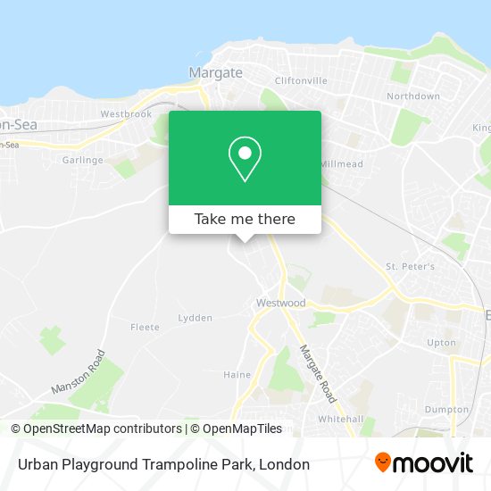 Urban Playground Trampoline Park map