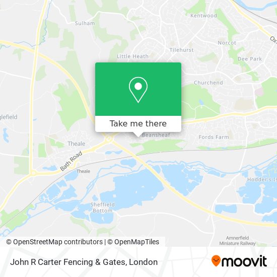 John R Carter Fencing & Gates map