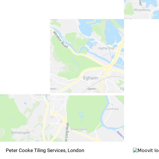 Peter Cooke Tiling Services map