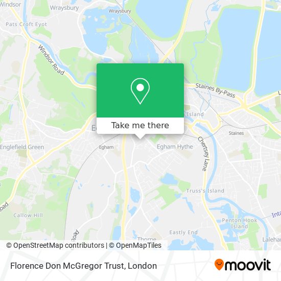 Florence Don McGregor Trust map