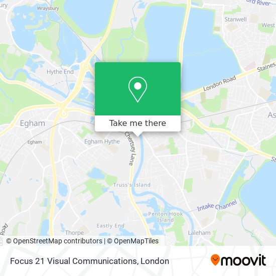 Focus 21 Visual Communications map